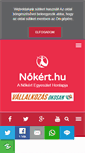 Mobile Screenshot of nokert.hu